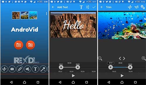 Mengedit Video dengan AndroVid