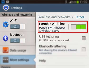 Portable wi-fi hotspot
