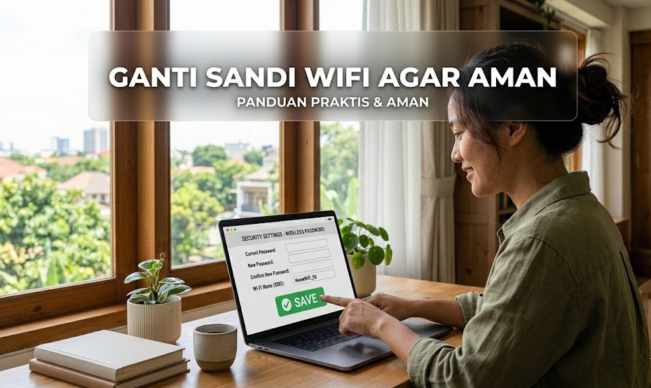 Panduan lengkap cara ganti password wifi indihome untuk meningkatkan keamanan jaringan rumah setelah ubah password admin indihome.