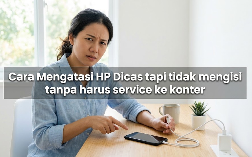 Mencari tahu penyebab pasti saat Hp gak masuk di cas sebelum membawanya ke tempat servis.