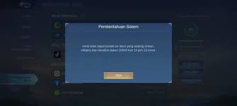 Memahami penyebab dan kesalahan saat mencoba mengembalikan Akun ML di Ban 30 Tahun yang ditangguhkan sistem.
