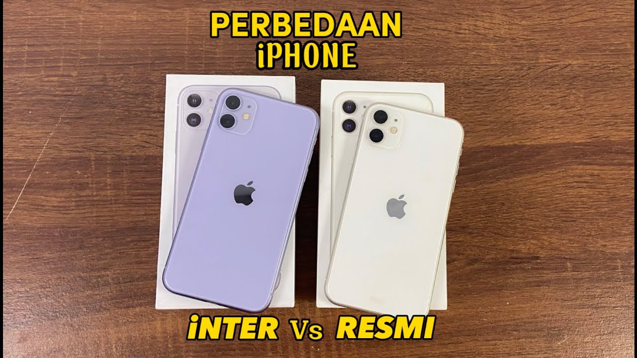 Perbedaan iPhone iBox dan Inter secara fisik dan kamera