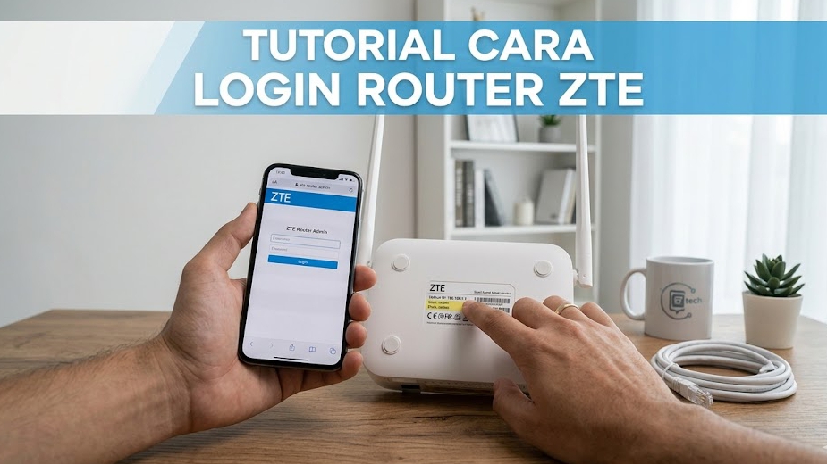 setelah ubah password admin indihome ini Langkah praktis melakukan login router zte f670l melalui browser menggunakan IP gateway.