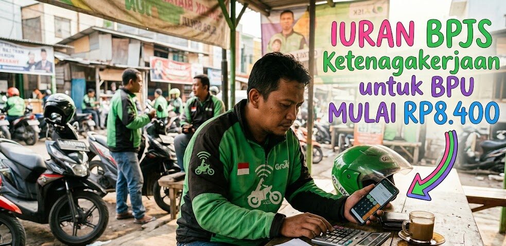 Perhitungan iuran terbaru setelah Daftar BPJS Ketenagakerjaan untuk pekerja BPU.