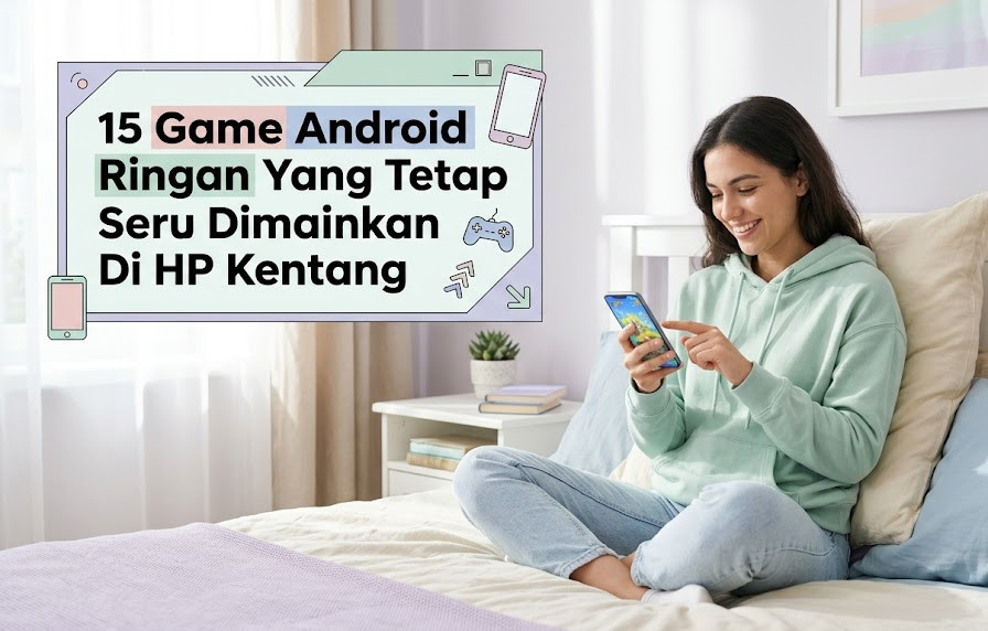 Pilihan daftar game android ringan yang lancar dimainkan untuk menghemat ruang penyimpanan ponsel.