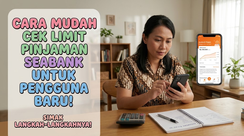 Informasi cara pinjam uang di SeaBank untuk pengguna baru dan pengecekan limit