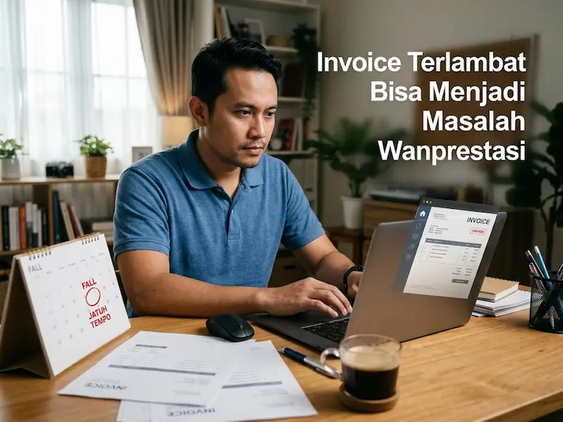 Freelancer memahami hukum klien telat bayar invoice dan risiko wanprestasi.